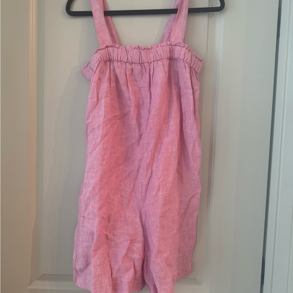 J. Crew Pink Casual Jumpsuit Relaxed Fit
